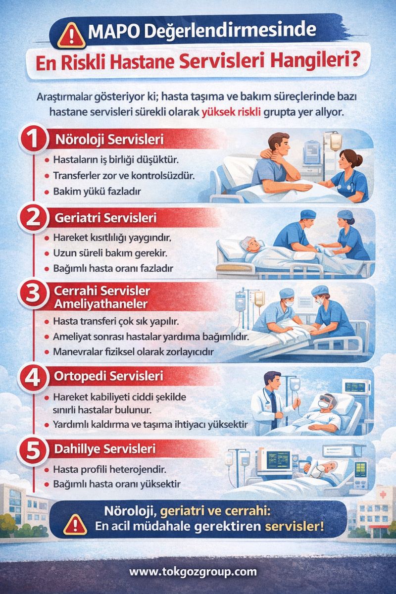MAPO Elle Hasta Taşıma Hastane Ergonomisi